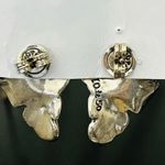 UNO de 50 Wild Bush Bezel Set Crystal‎ Leaf Stud Earrings, Silver/Pink, NWT Pink Photo 8