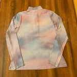 Calia UV Long sleeve 1/2 zip Golf Shirt Large Lake Reflection Cool color Pink Photo 8