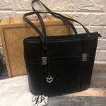 Brighton Berkeley black shoulder bag w/ dustbag & original box msrp $290 Purse Photo 1