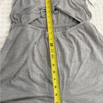 Gilly Hicks NWT Gray Ruched Tie-Front Cozy Romper, size Large Photo 9