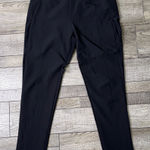 Avalanche  Black High Waisted Athletic Ankle Pants Photo 0