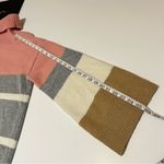 H by Halston Halston striped colorblock turtleneck pullover sweater, sz M oversized, NWOT Photo 4