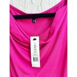 Theory NWT  Sleeveless Jayra Cowl Neck Top Fuchsia Pink Women's Size Small Photo 2