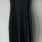 Aerie  Black Ribbed Bodycon Maxi Dress Size Small Photo 0