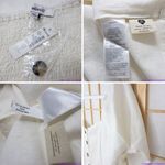 Madewell NEW  Linen-Cotton‎ Puff-Sleeve Mini Dress, lighthouse, 10 Photo 12