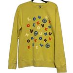 Harry Styles  Love on Tour Yellow Alphabet Soup Crewneck Medium Photo 0