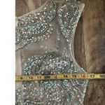 Cinderella  Women's Cream Jewel Embellished Embroidery Maxi Dress Size 14 Photo 10