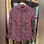 J.Crew Liberty London floral shirt poplin blouse button down tana Lawn colorful Photo 3