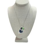 New Silver Tone Charm Pendant “She Believed She Could So She Did” Necklace Photo 1