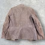 Gary Gordon Julius & Sons Women's Leather Jacket Blazer Brown‎ Size 10 Western Brown Photo 3
