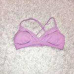 prAna Speckle Rib Knit Bikini Top Violet Mist Purple Size XS Photo 2