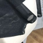 ASOS Design Black Mesh Long Sleeve Square Neck Top 22 Photo 10