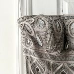 Sue Wong Nocturne Silver Satin Beaded Geo Strapless Mini Cocktail Dress NWT 2 Photo 1