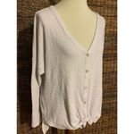 Cherish  Long Sleeve  White Cardigan Size 1X Photo 1