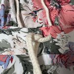 Floral Maxi Dress with Rope Straps and tie in the back; size medium Pink Photo 8