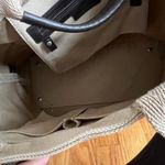 Banana Republic  Beige Heavy Canvas‎ Shoulder Tote Bag  22” x 13” Handles Pockets Photo 3