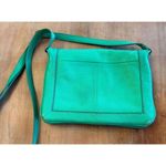 J. CREW Handbag Kelly Green Leather Crossbody Bag‎ 3 Photo 1