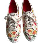 Kate Spade Like New  Tennyson Floral Embroidered Sneakers Size 8 Photo 1