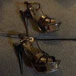 Saint Laurent  TRIBUTE PLATFORM SANDALS IN PATENT LEATHER Photo 3