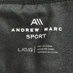 Andrew Marc Sport Black Faux Leather Athletic Leggings Women’s Large Photo 3