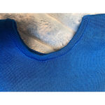 Bebe Blue One Shoulder Cut Out Bodycon Mini Dress XS Princess Blue Photo 2