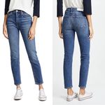 RE/DONE  High Rise Ankle Cropped Jeans Size 30 Photo 1