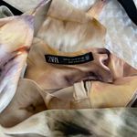 ZARA  Midi Dress Tie-Dye Photo 2