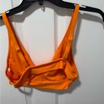 Aerie  Orange Bikini Top with Scoop Neck Photo 2