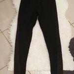 Alice + Olivia ๐๐ Front Zip Legging with Leather Side Panels Black 8 Photo 5