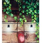 Karl Lagerfeld  Hearts Valentine's Day Purse Crossbody 8"x5" Adjust Strap EUC Photo 1