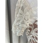 Cato   Lace Cardigan woman's Small Shrug Floral‎ Cover-Up Button Front Bohemian Photo 4