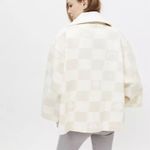 Urban Outfitters  Wide Sleeve Oversized Mushroom Checkerboard‎ Wrap Jacket XS/S Photo 2