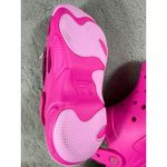 Crocs NWT  Bubble Crush Clog Women's M8/W10 Hot Pink Platform Comfort Shoes‎ New Photo 3