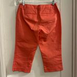 APT 9 Women's Coral Modern Fit Capri Pants Size 2P Orange Photo 1