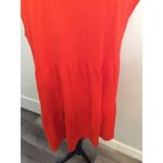 Red Tiered Dress V Neck Social Standard Size XL Stretch Photo 3