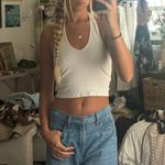 Brandy Melville White Halter Top Photo 0