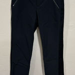 Rebecca Taylor  Ava Tech Pants Women's Size 4 Black Slim Fit Classy EUC Photo 0