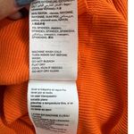 Bebe Logo Y2K Short Sleeve Logo Dress with Lace Up Back, XS, Dragon Fire Orange Photo 4