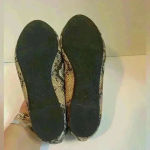 Circus by Sam Edelman  women's‎ snake print flats with bow size 6 Photo 6