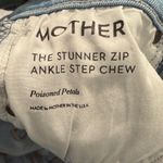 MOTHER Denim Mother The Stunner Zip Ankle Step Chew in Poisoned Petals Size 28 Photo 4
