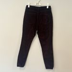 DL1961 Pants Burgundy Velvet Hight Rise Ankle Skinny Instasculpt Size 30 2421 Photo 6
