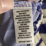 Worthington Blouse Women's Petite Small PS Round Neck Satin Cropped Geometric Photo 5