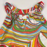 Jude Connolly The Lisa Keyhole Halter Dress Groovy Psychedelic Colorful Size S Photo 7