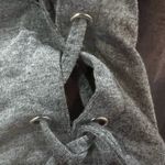 Wishlist Lace up sleeve gray knit dress with pockets size medium Photo 4