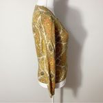 Talbots EUC  Petite Gold Metallic Medallion Button Cardigan Sz P Photo 11