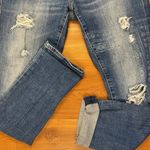 Mavi Jeans Emma Slim Boyfriend Low Rise Dark Wash Blue Denim Distressed size 28 Photo 10