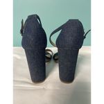 Trash Candy Black Sandal Chunky Heels Size 9. S Photo 1