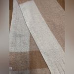 Charlie Paige NWT Neutral Plaid Scarf 🧣 Photo 6