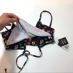 California Waves Floral Flounce Bikini Swim Top Photo 5