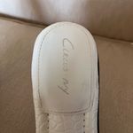 Circus by Sam Edelman CIRCUS SAM EDELMAN Slade Ruffle Vamp White Slip On Heels Shoe Women’s Sz 6.5 EUC Photo 4